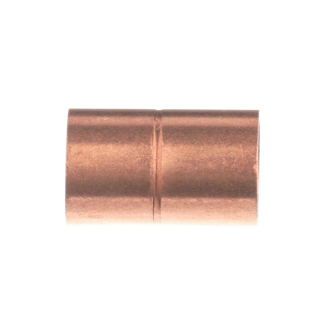 TP-3/8CC - 3/8" Rolled Stop Coupling Copper Fitting (Bag of 10)