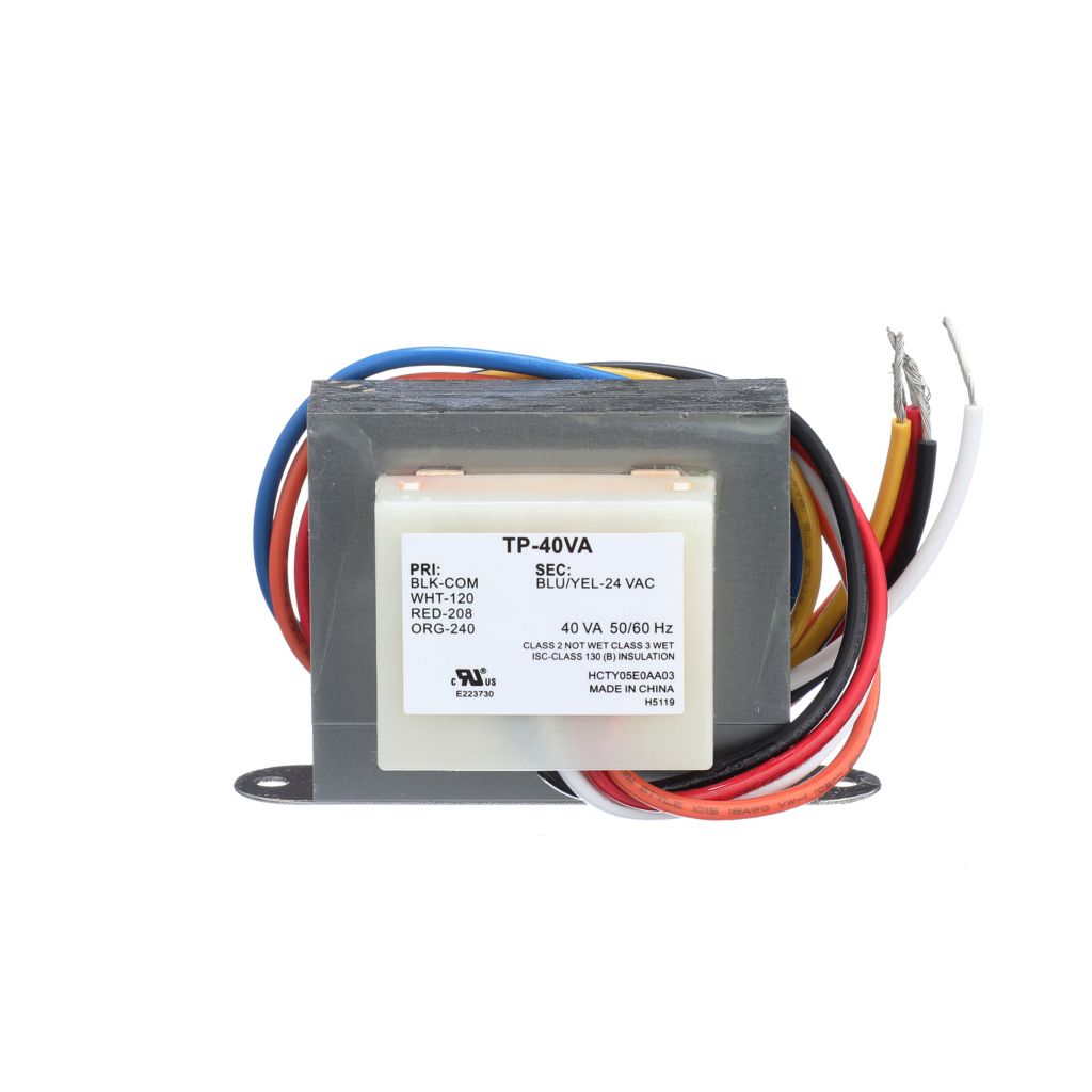 TP-40VA - 120-208-240/24V 40VA Transformer Leads