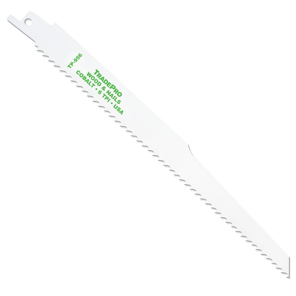 TP-956 - Bi-Metal Reciprocating Saw Blade 9" x 3/4" x .050 - 6 TPI (5 Pack)