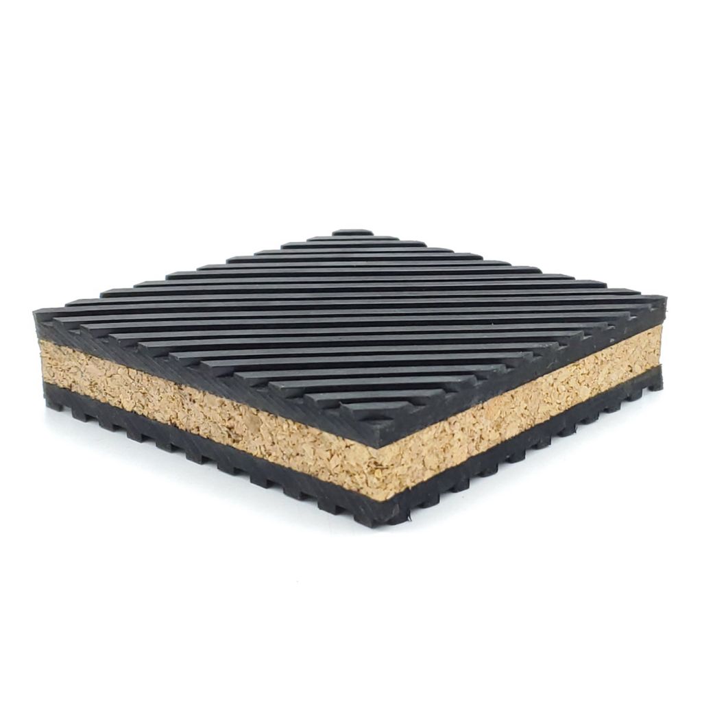 TP-AVPCORK-4 - Cork Anti-Vibration Pad 4" x 4" x 7/8"