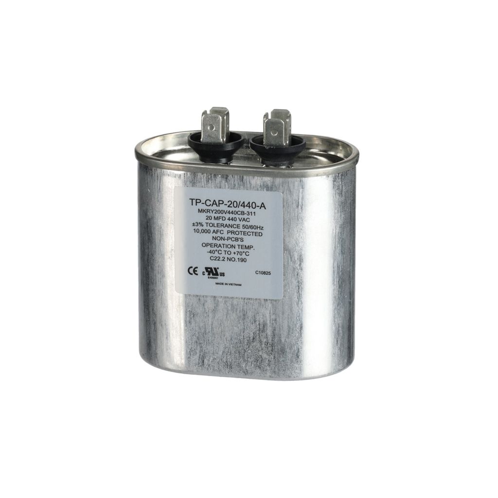 TP-CAP-20/440-A - 20MFD 440VAC Oval Run Capacitor
