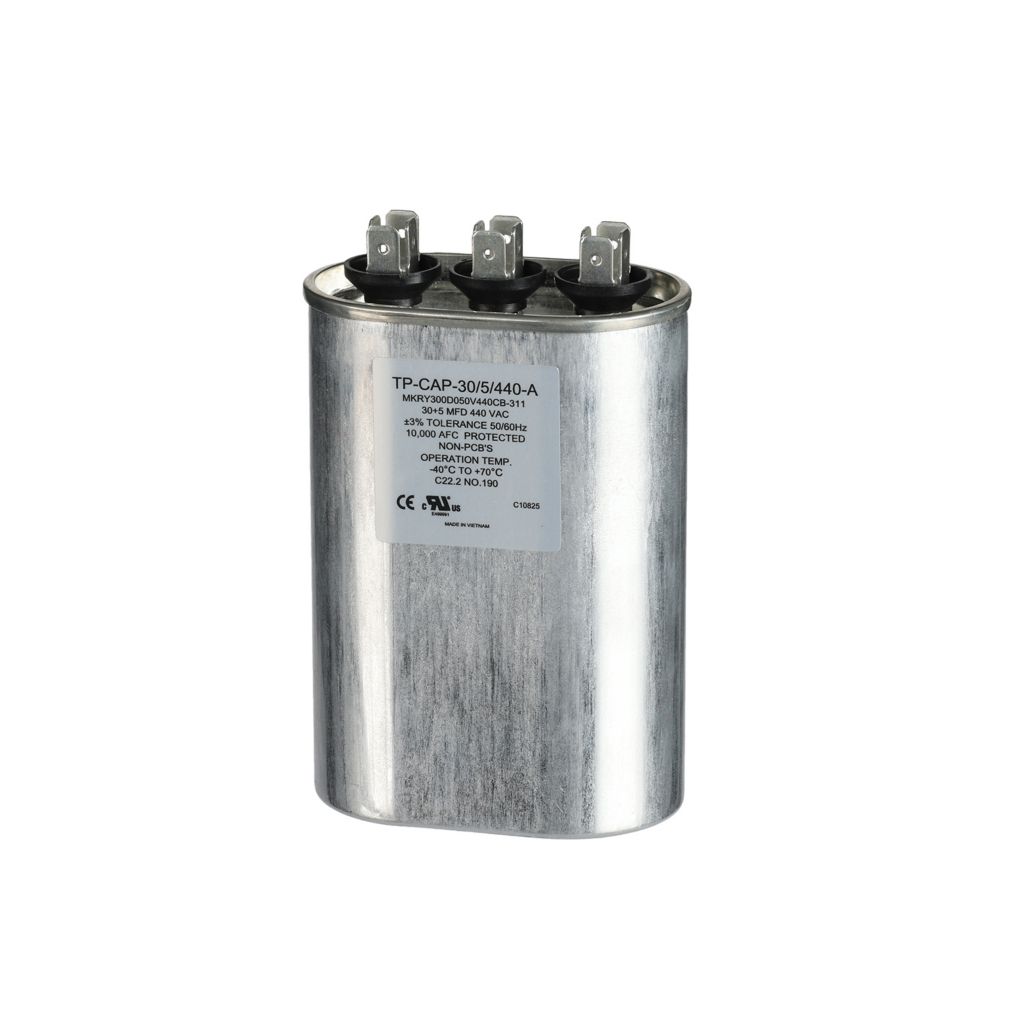 TP-CAP-30/5/440-A - 30+5MFD 440VAC Oval Run Capacitor