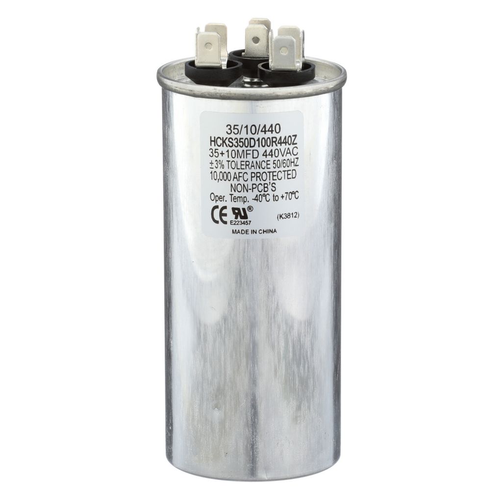 TP-CAP-35/10/440R - Round Run Capacitor 35+10 MFD 440 VAC