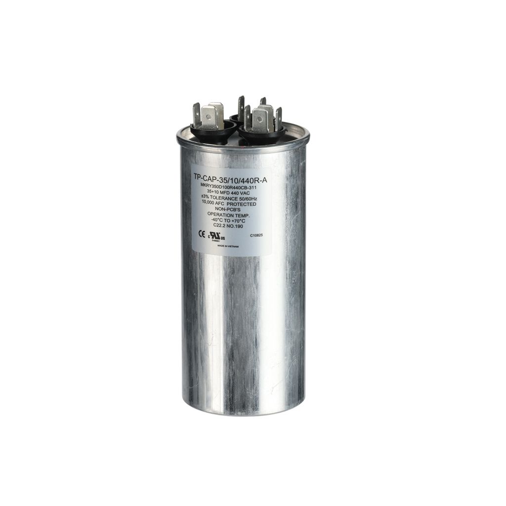 TP-CAP-35/10/440R-A - 35+10MFD 440VAC Round Run Capacitor