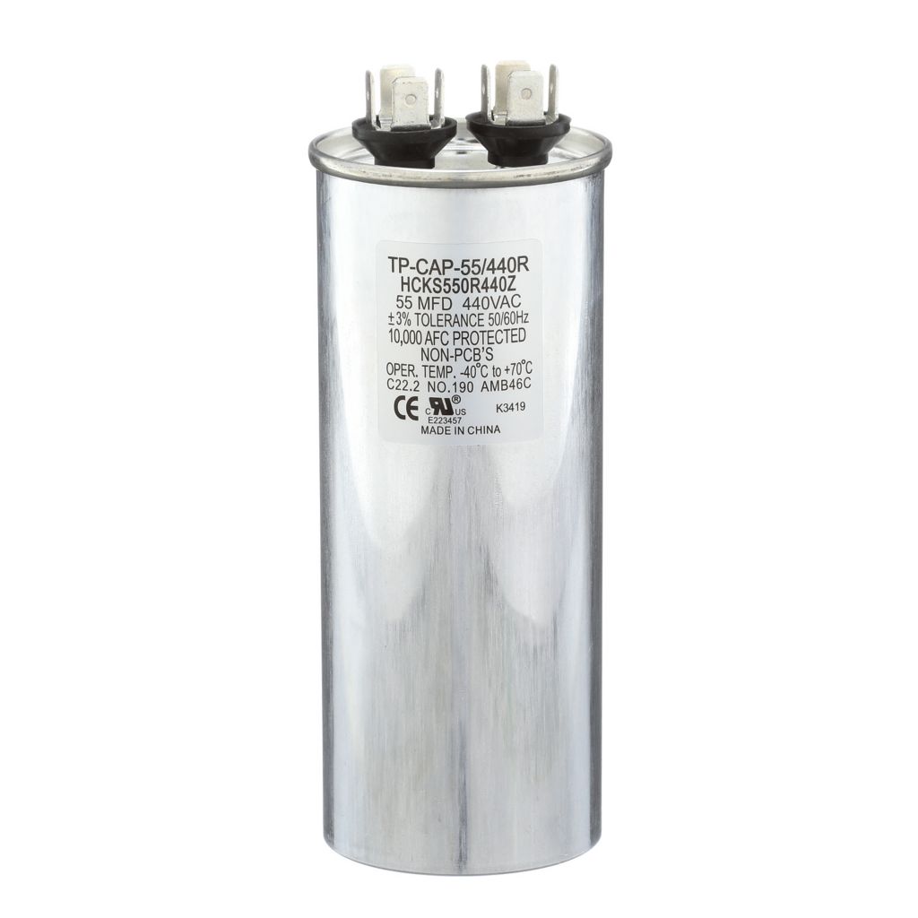 TP-CAP-55/440R - Round Run Capacitor 55 MFD 440 VAC
