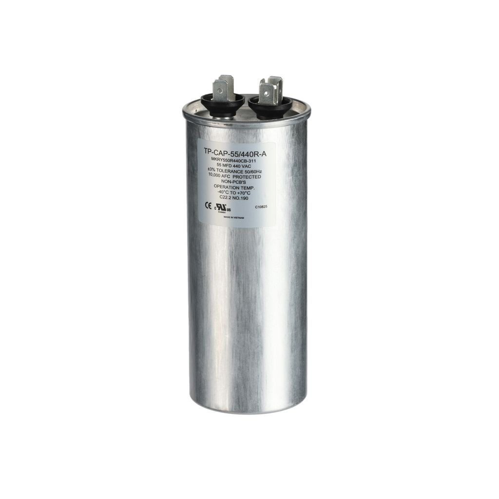 TP-CAP-55/440R-A - 55MFD 440VAC Round Run Capacitor