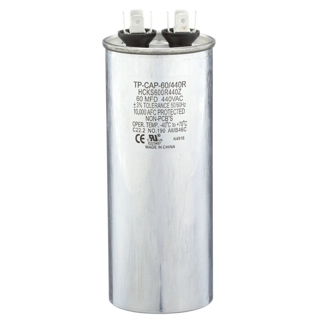 TP-CAP-60/440R - Round Run Capacitor 60 MFD 440 VAC