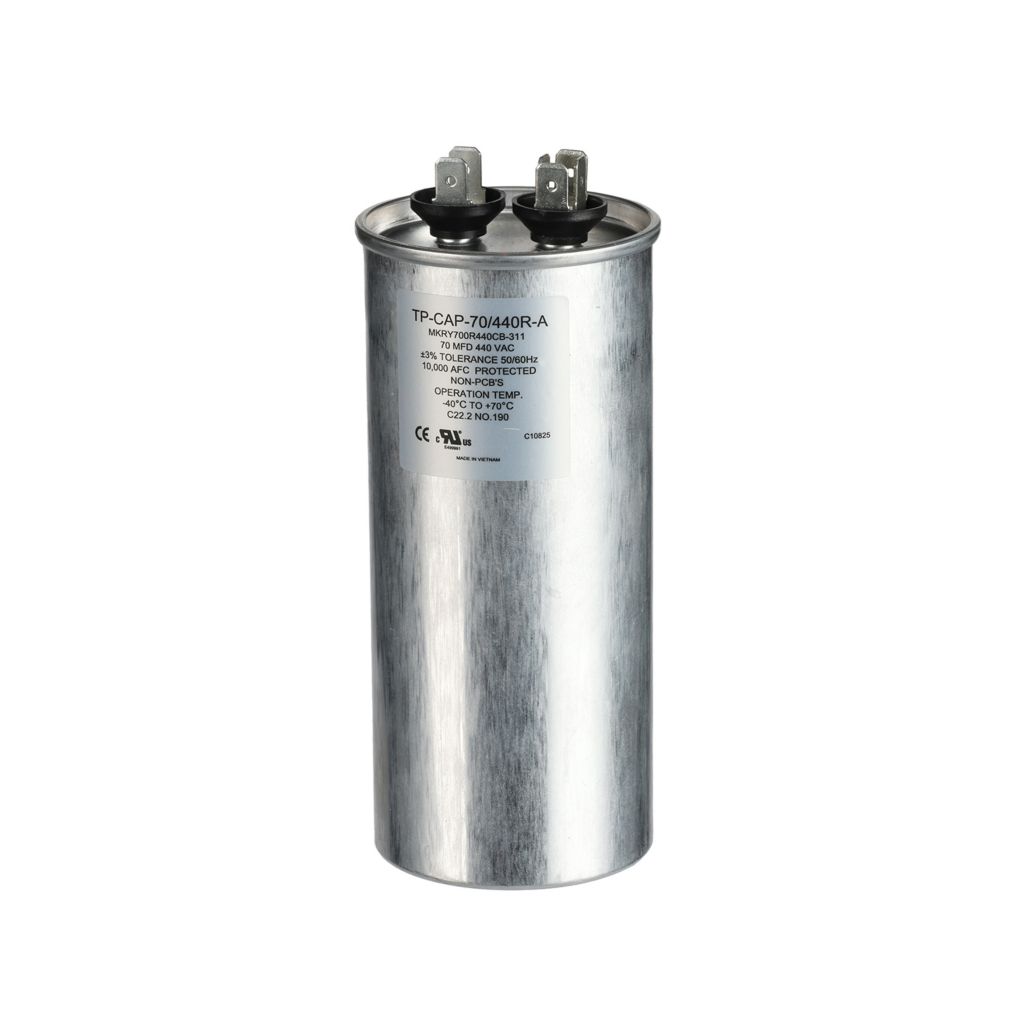 TP-CAP-70/440R-A - 70MFD 440VAC Round Run Capacitor