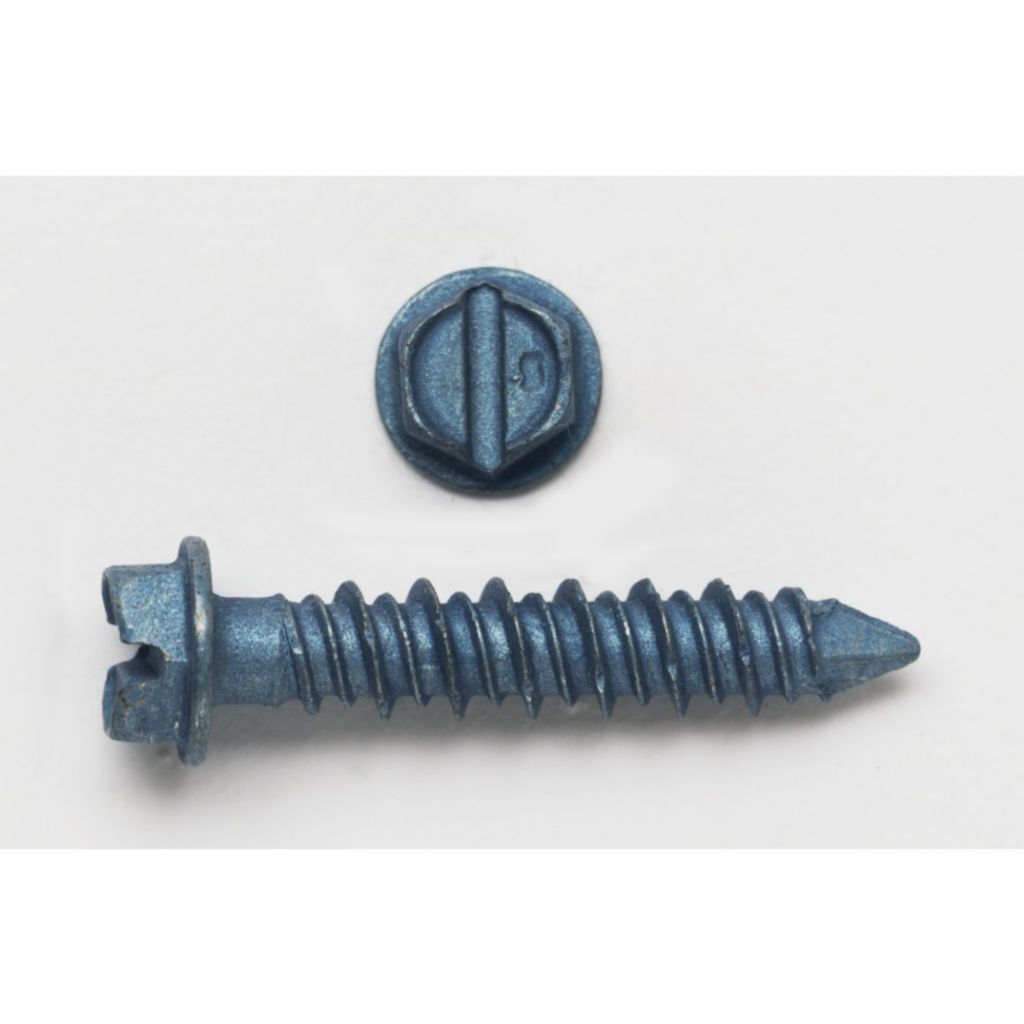 TP-CK410TT-CH50 1/4" x 1-1/4" Masonry Screws - 5/16" Hex Size with Masonry Drill Bit 50/PK