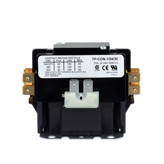 TP-CON-1/24/30 - 1 Pole - 24V - 30 Amp Contactor