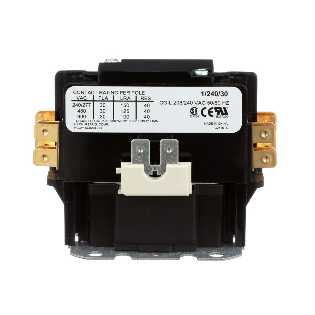 TP-CON-1/240/30 - 1 Pole - 240V - 30 Amp Contactor