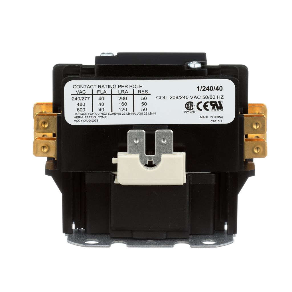 TP-CON-1/240/40 - 1 Pole - 240V- 40 Amp Contactor