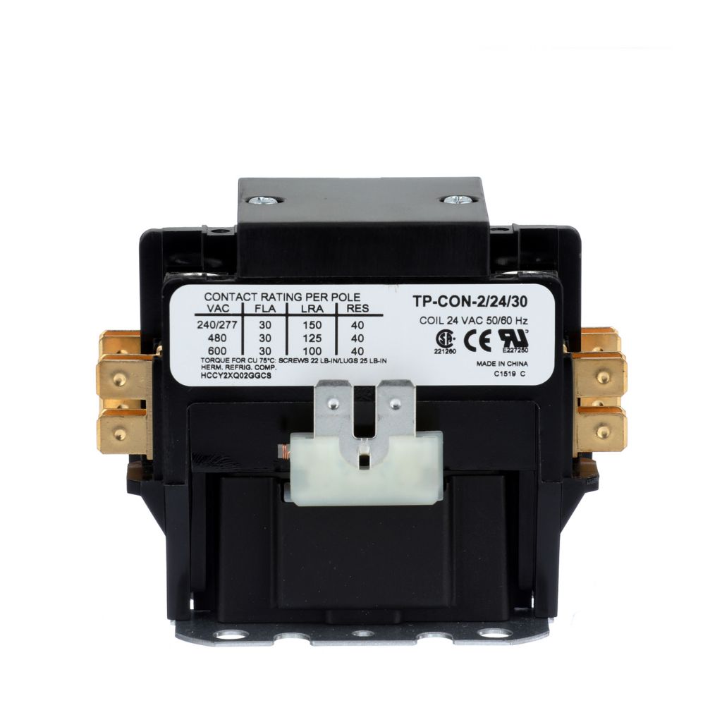 TP-CON-2/24/30 - 2 Pole - 24V - 30 Amp Contactor