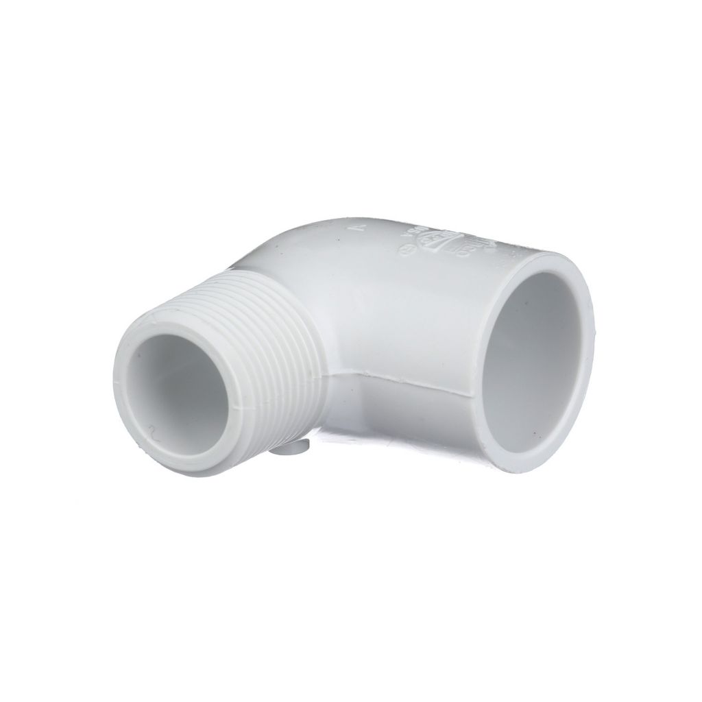 TP-PVC-410007A - 410-007 3/4" MIPT x Slip 90º Street Elbow PVC Schedule 40 (Bag of 10)