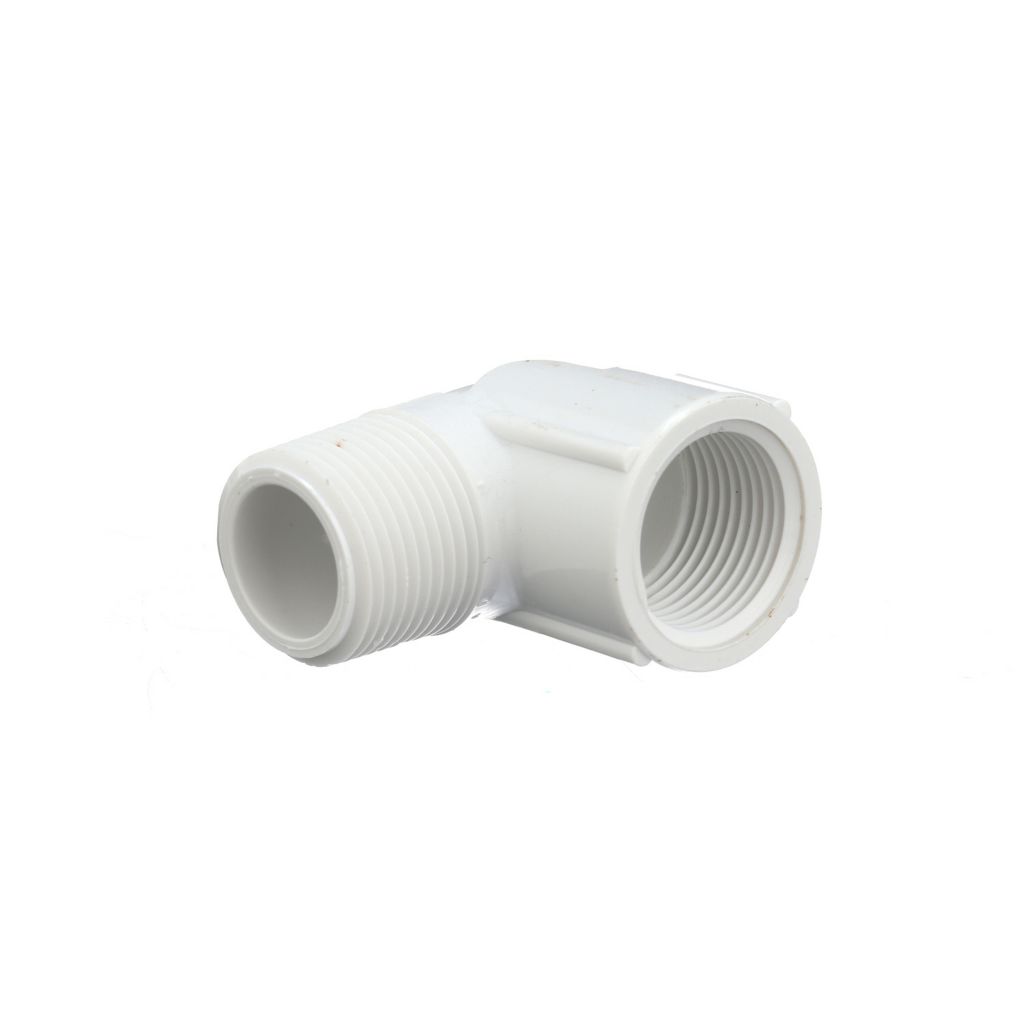 TP-PVC-412-007A - 412-007 3/4" MIPT x FIPT 90° Street Elbow PVC Schedule 40 (Bag of 10)