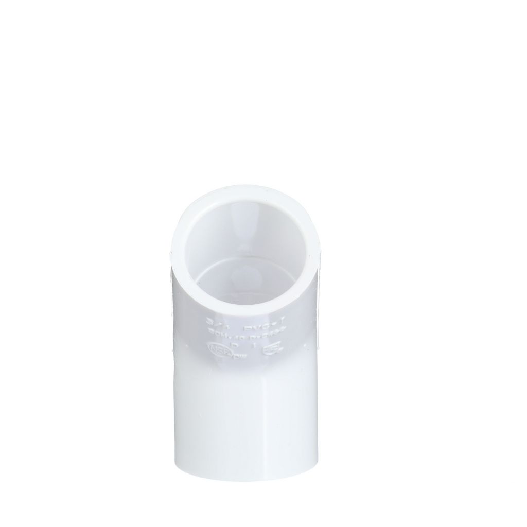 TP-PVC-417007A - 417-007 3/4 Slip x Slip 45º Elbow PVC Schedule 40 (Bag of 10)