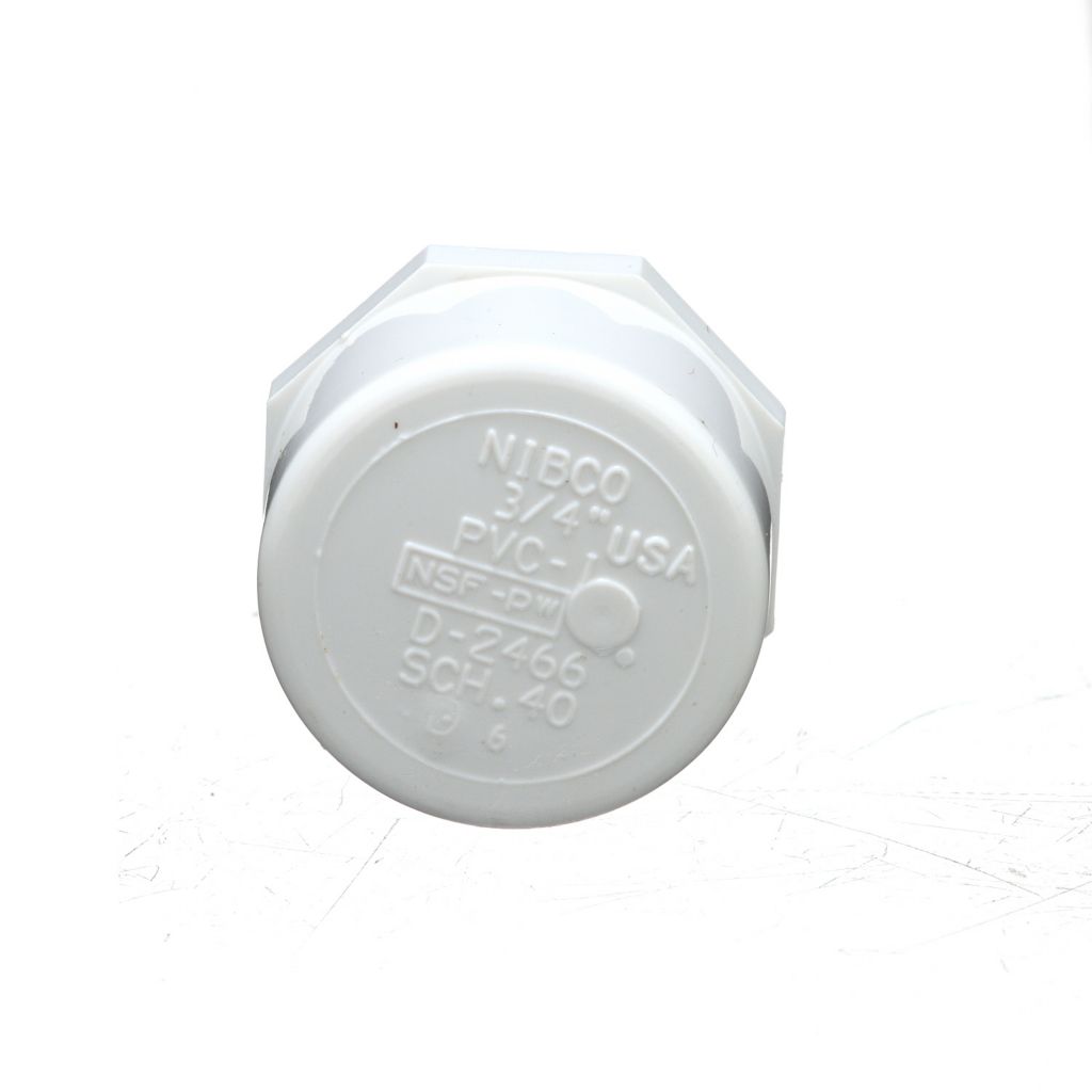TP-PVC-448007A - 448-007 3/4" FIPT Thread Cap PVC Schedule 40 (Bag of 10)
