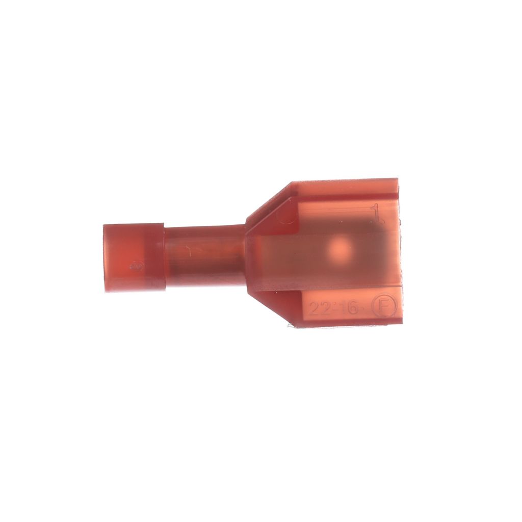 TP-TERM-RQDMI250 - Fully Insulated Male Quick Disconnect, Red - 40/PK