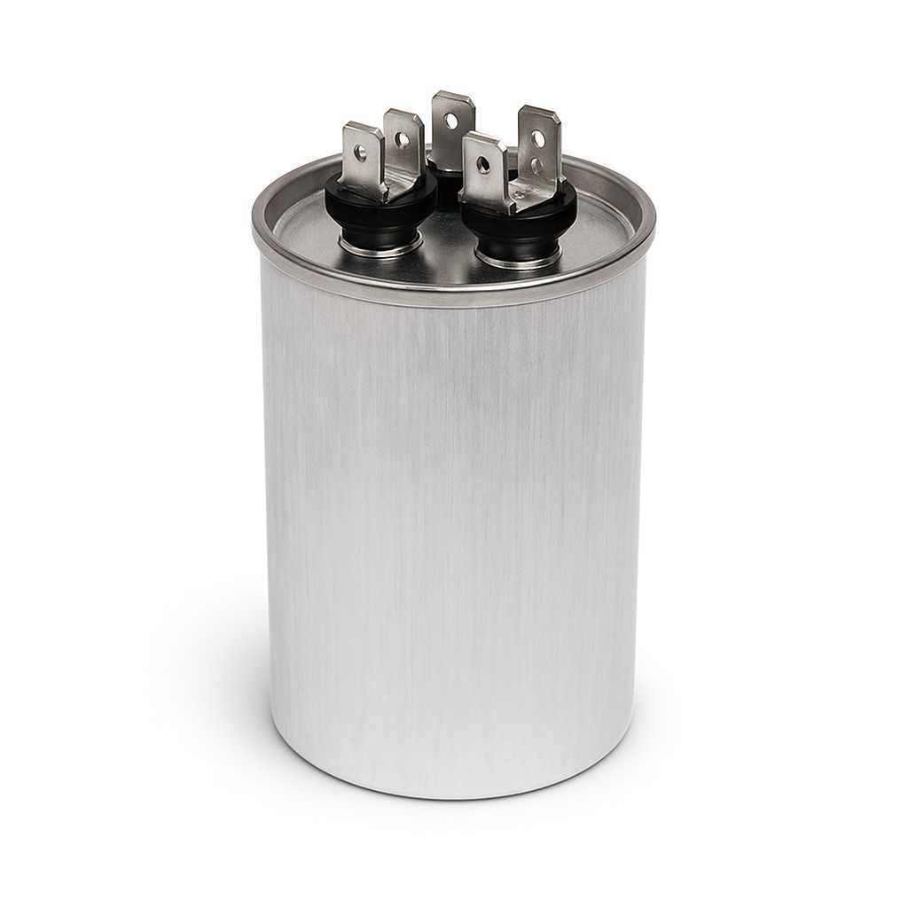 TP-CAP-25/10/440R-A - 25+10MFD 440VAC Round Run Capacitor