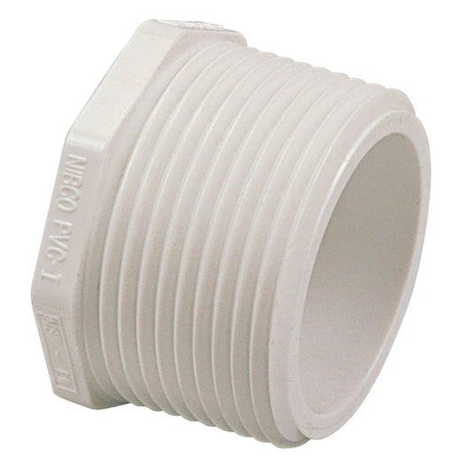 TP-PVC-450007A - 450-007 3/4" MIPT Thread Plug PVC Schedule 40 (Bag of 10)
