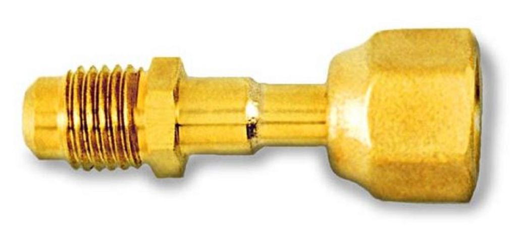 TP-1454 - Straight Connector- Forged 1/4″ Flare Nut X 1/4″ M. Flare Access