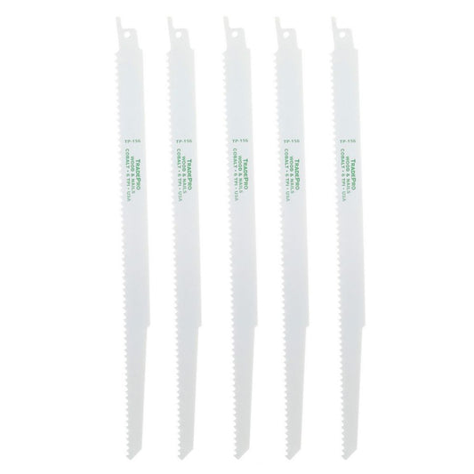 TP-156 - Bi-Metal Reciprocating Saw Blade - 12" x 3/4" x .050 with 6TPI (5 Blades Per Pack)