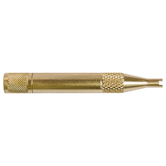 TP-3813 - Core Container With Wrench, All Brass With Knurl For Easy Handling, Compact Design Holds Three Valve Cores