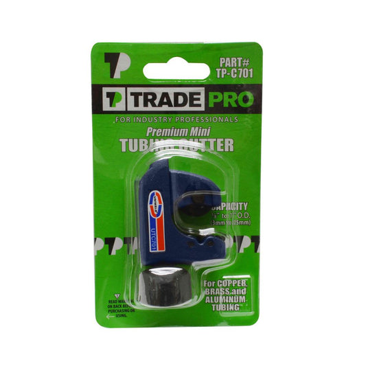 TP-C701 Premium Mini Tube Cutter 1/8" - 1" OD