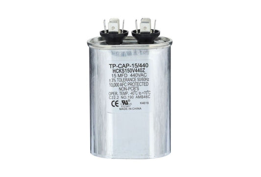 TP-CAP-15/5/440-A - 15+5MFD 440VAC Oval Run Capacitor