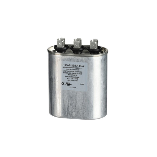 TP-CAP-25/5/440-A - 25+5MFD 440VAC Oval Run Capacitor