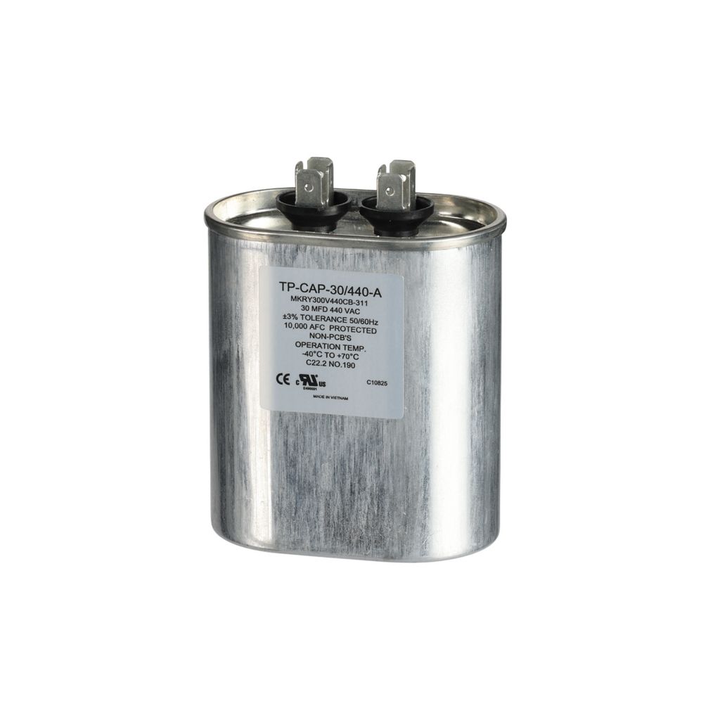 TP-CAP-30/440-A - 30MFD 440VAC Oval Run Capacitor