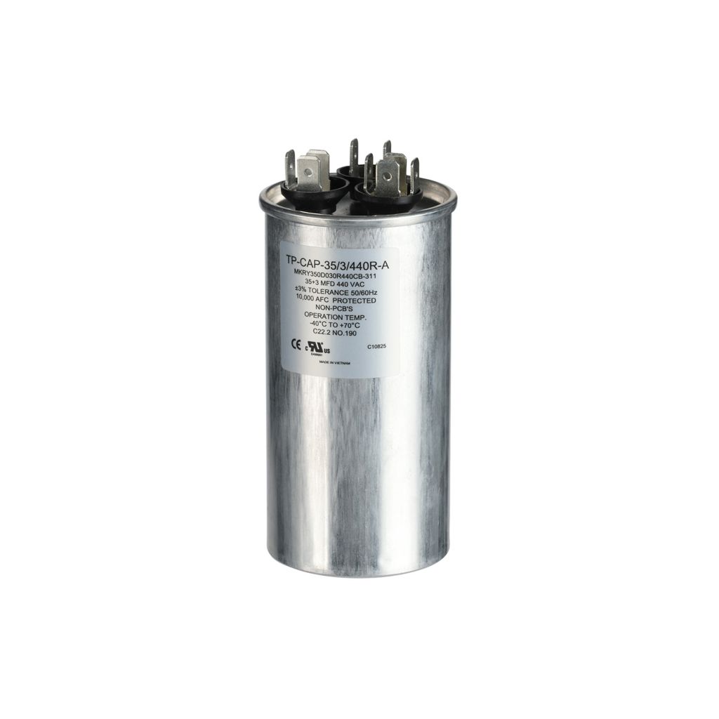 TP-CAP-35/3/440R-A - 35+3MFD 440VAC Round Run Capacitor