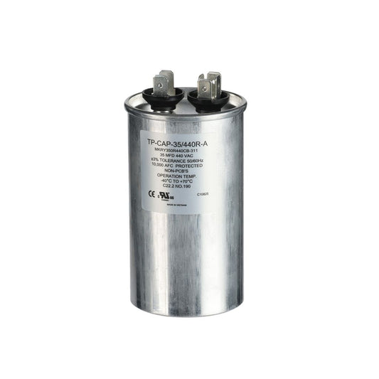 TP-CAP-35/440R-A - 35MFD 440VAC Round Run Capacitor