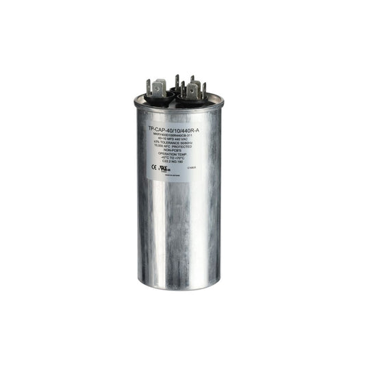 TP-CAP-40/10/440R-A - 40+10MFD 440VAC Round Run Capacitor