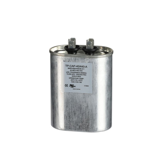 TP-CAP-40/440-A - 40MFD 440VAC Oval Run Capacitor
