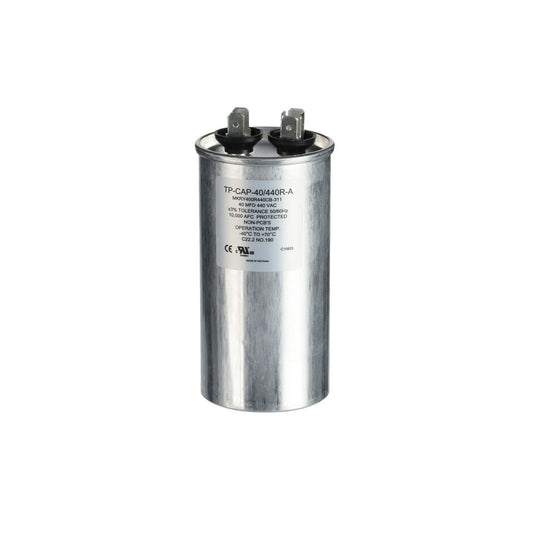 TP-CAP-40/440R-A - 40MFD 440VAC Round Run Capacitor