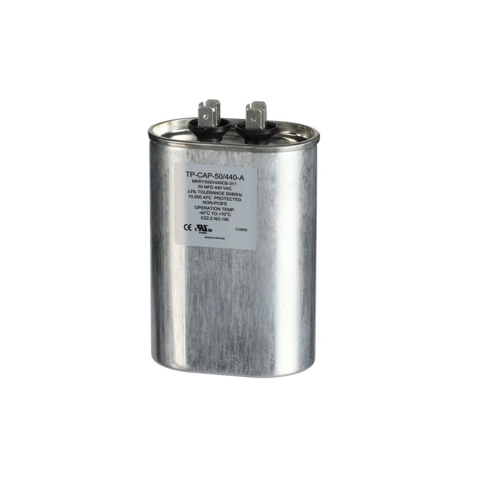 TP-CAP-50/440-A - 50MFD 440VAC Oval Run Capacitor