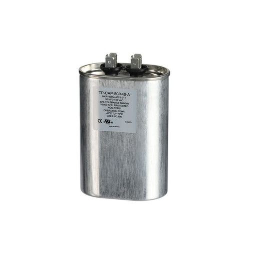 TP-CAP-50/440-A - 50MFD 440VAC Oval Run Capacitor