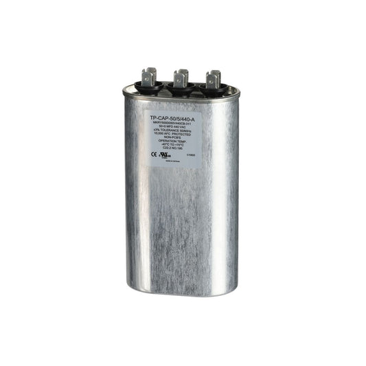TP-CAP-50/5/440-A - 50+5MFD 440VAC Oval Run Capacitor