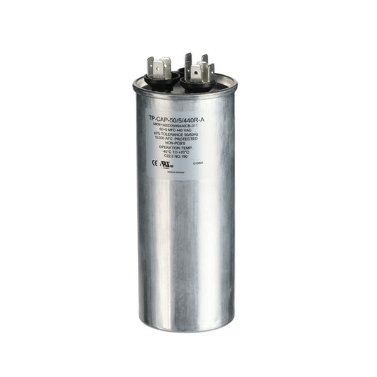 TP-CAP-50/5/440R-A - 50+5MFD 440VAC Round Run Capacitor