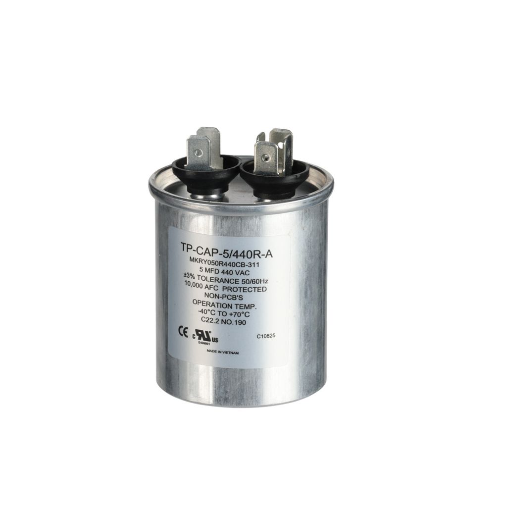 TP-CAP-5/440R-A - 5MFD 440VAC Round Run Capacitor