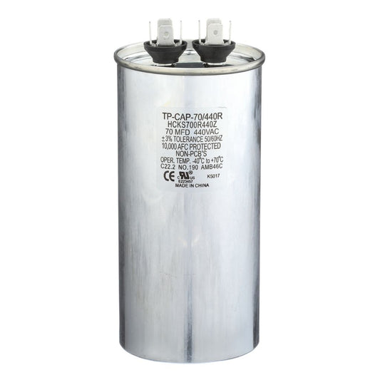 TP-CAP-70/440R - Round Run Capacitor 70 MFD 440 VAC