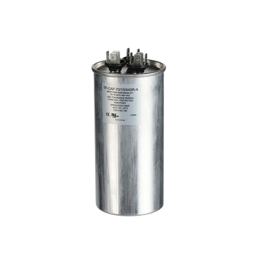 TP-CAP-70/10/440R-A - 70+10MFD 440VAC Round Run Capacitor
