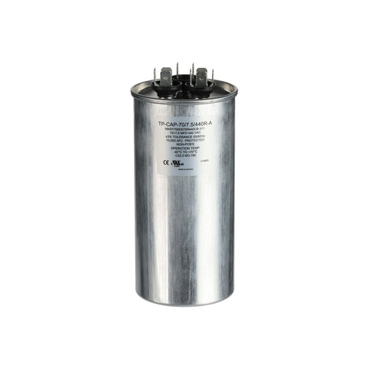 TP-CAP-70/7.5/440R-A - 70+7.5MFD 440VAC Round Run Capacitor