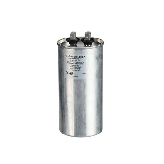 TP-CAP-80/440R-A - 80MFD 440VAC Round Run Capacitor