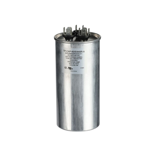 TP-CAP-80/5/440R-A - 80+5MFD 440VAC Round Run Capacitor