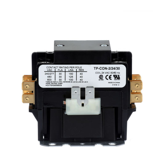TP-CON-2/24/30 - 2 Pole - 24V - 30 Amp Contactor