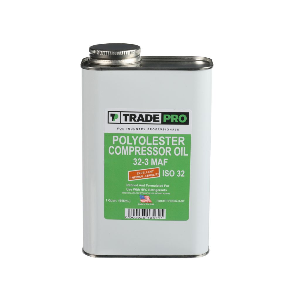 TP-POE32-QT - SUS150 ISO32 Polyol Ester Refrigeration Compression (POE) Oil (Quart)