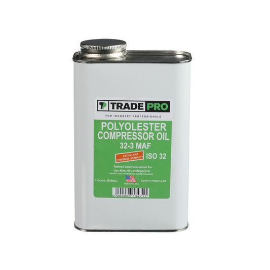 TP-POE32-QT - SUS150 ISO32 Polyol Ester Refrigeration Compression (POE) Oil (Quart)
